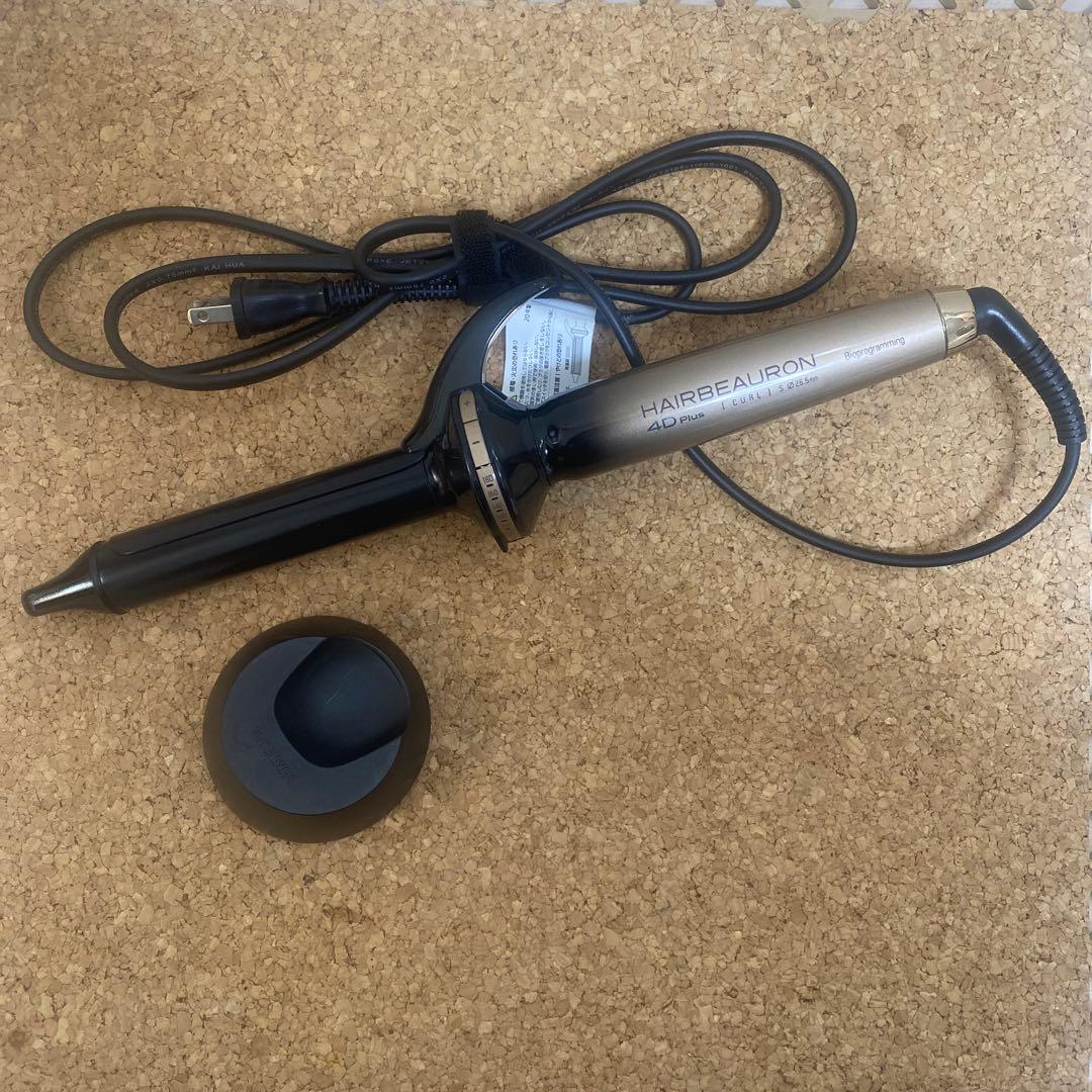 LUMIELINA ヘアビューロン　カールヘアアイロン ブラック/シルバー