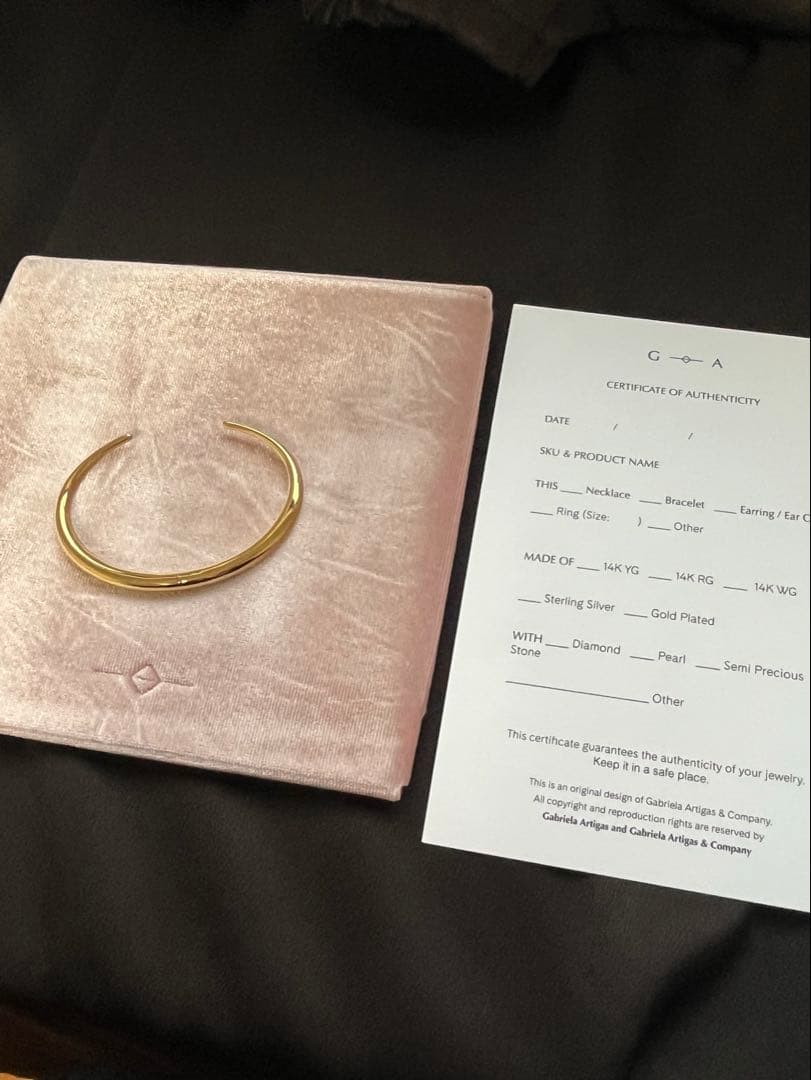 ガブリエラ アルティガス INFINITE TUSK CUFF