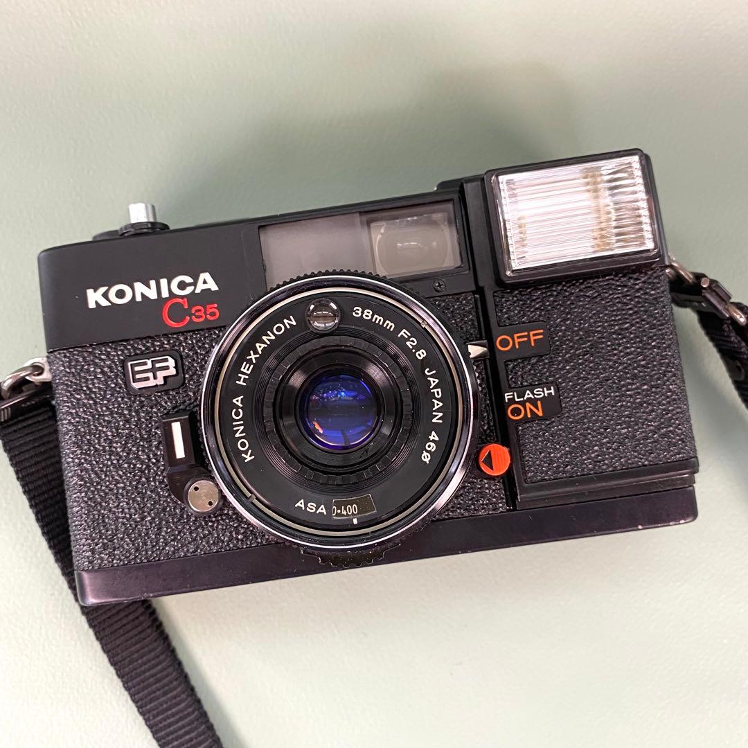 【作動保証1ヶ月】　整備済、完動品/ コニカ Konica C35 EF