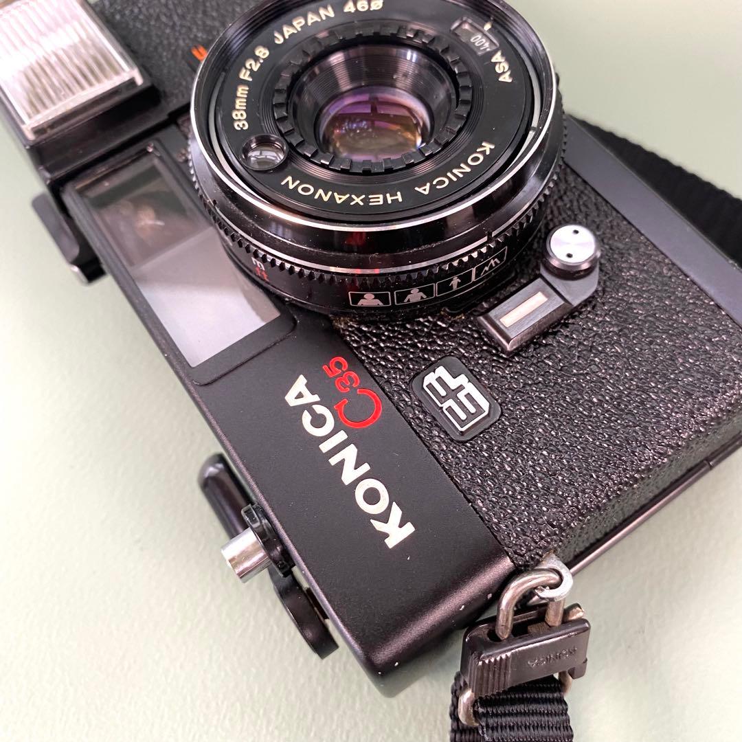 【作動保証1ヶ月】　整備済、完動品/ コニカ Konica C35 EF