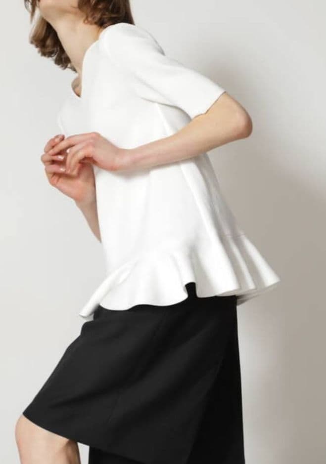 ADORE ラッフルニット　ブラック