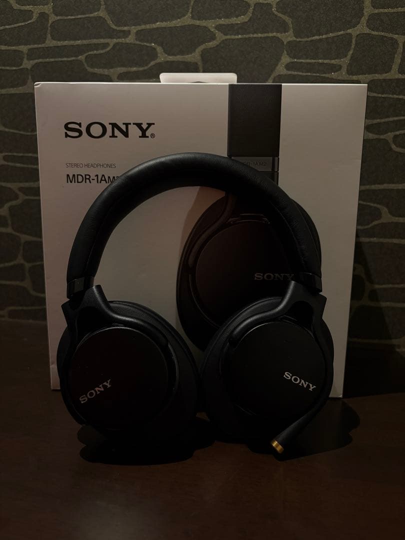 SONY MDR-1AM2 ブラック 有線ヘッドホン