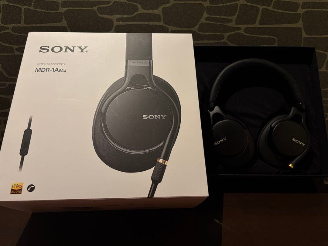 SONY MDR-1AM2 ブラック 有線ヘッドホン