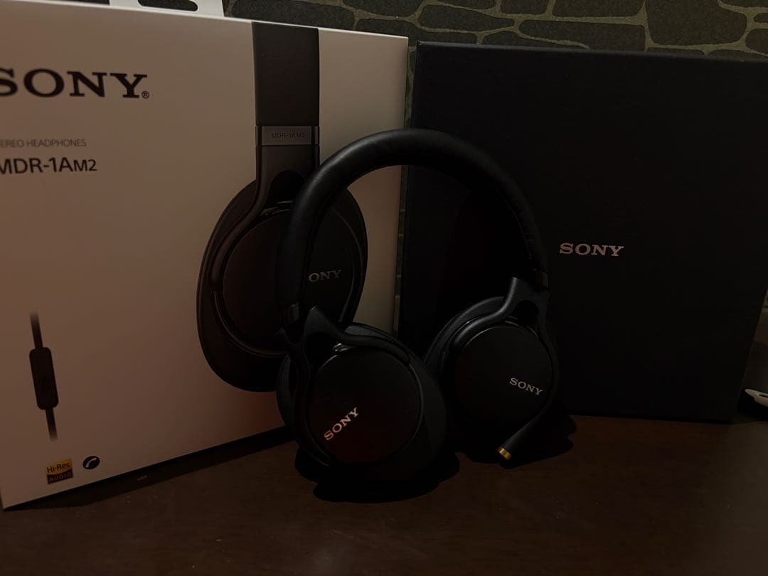 SONY MDR-1AM2 ブラック 有線ヘッドホン