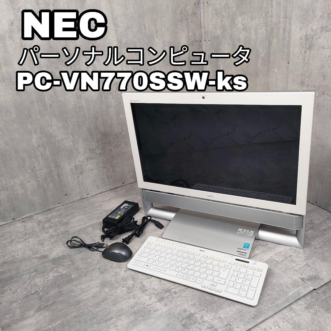 【良品】NEC デスクトップ型 VALEUSTAR PC-VN770SSW-ks
