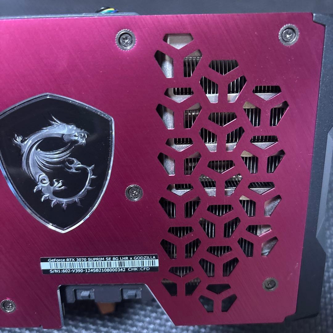 限界値下げ　msi RTX 3070 ゴジラ　コラボ　グラフィックボード