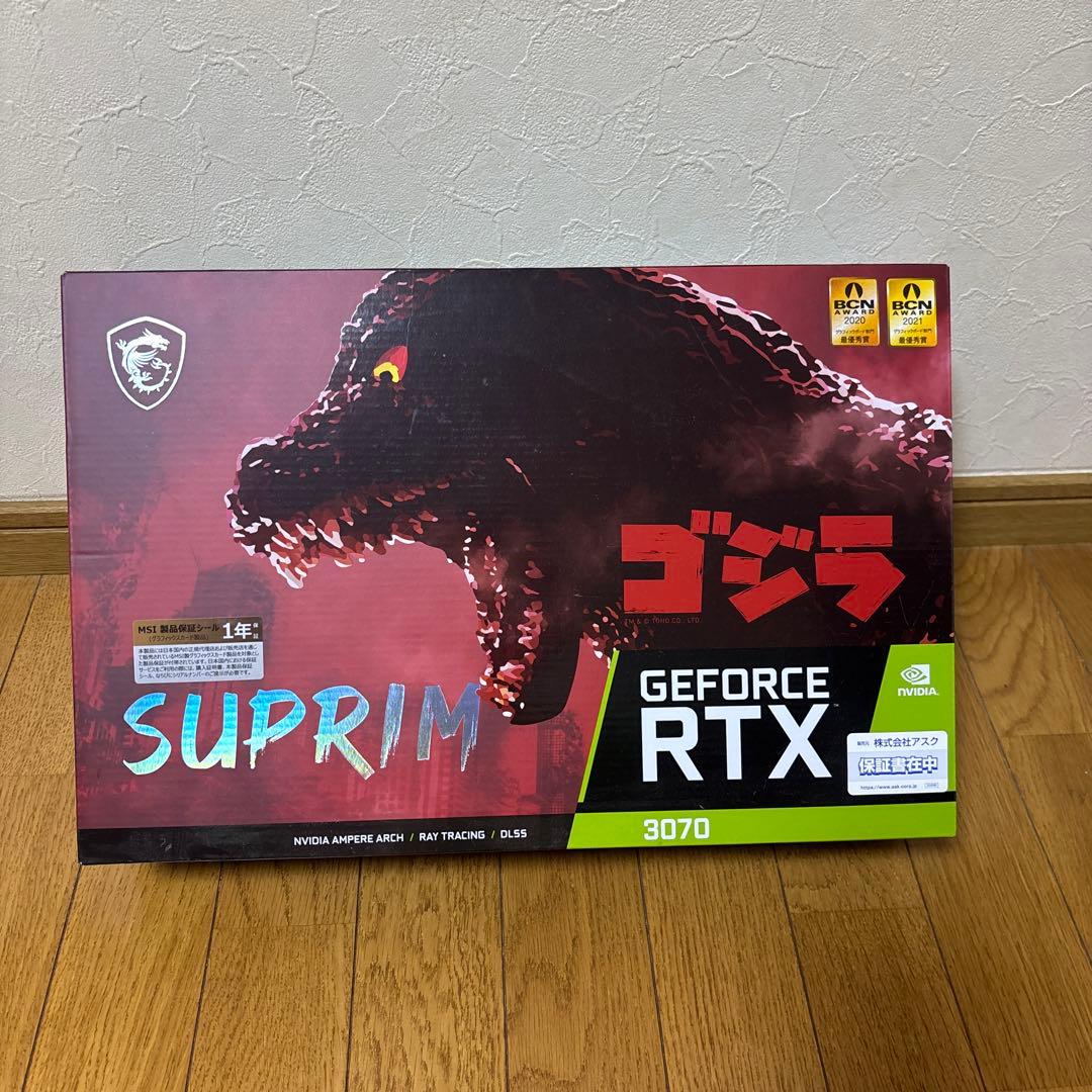 限界値下げ　msi RTX 3070 ゴジラ　コラボ　グラフィックボード
