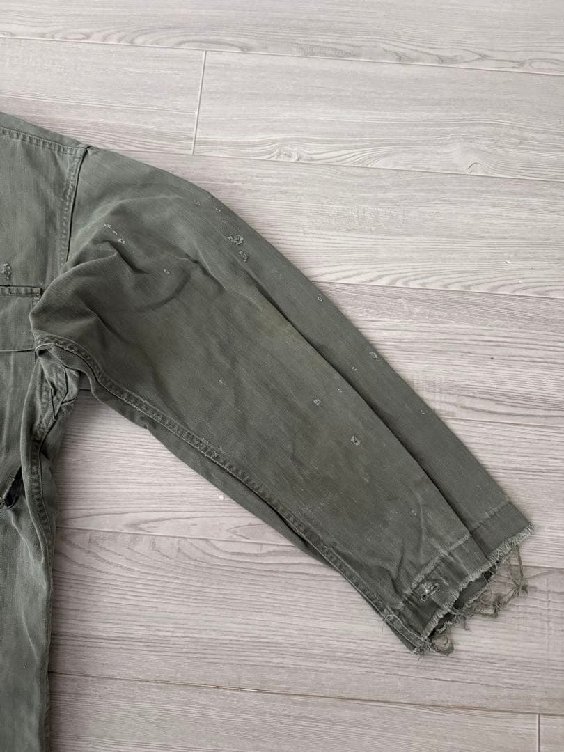 襤褸M-43／HBTジャケット ／US ARMY／L-LL相当