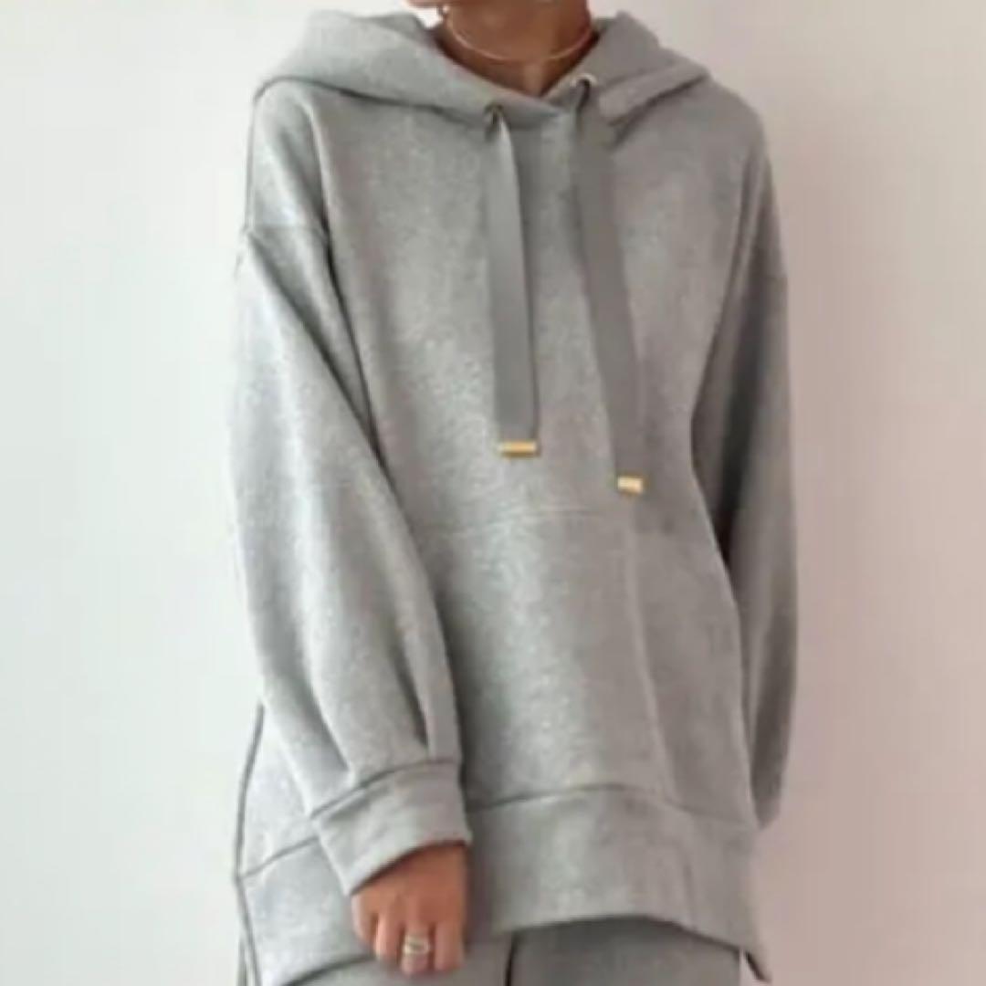 グレースコンチネンタル(クラス)ラメ起毛裏毛フーディ　最終値下げしました