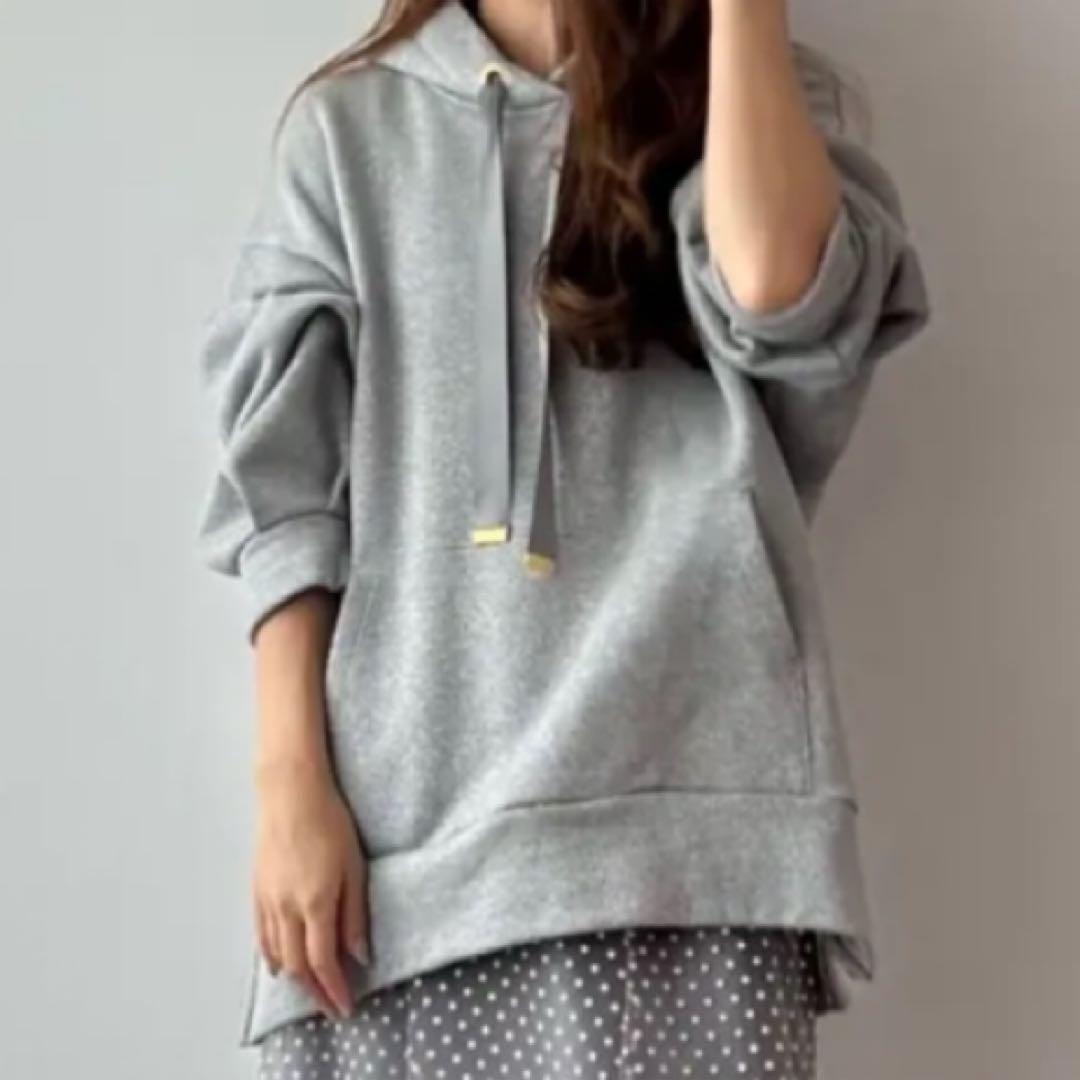 グレースコンチネンタル(クラス)ラメ起毛裏毛フーディ　最終値下げしました