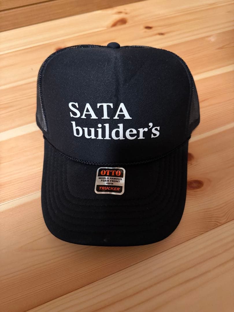 SATAbuilder's OTTO メッシュキャップ 黒　佐田ビルダーズ