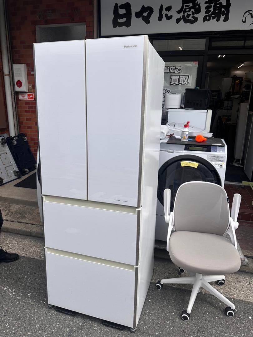 【2016年製】Panasonic 506L 大型冷蔵庫 NR-JD5101S