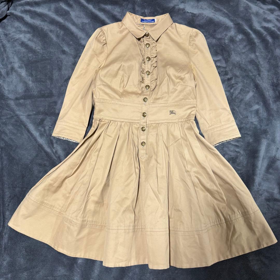 BURBERRY バーバリー　ノバチェック　ワンピース ベージュ　S 36