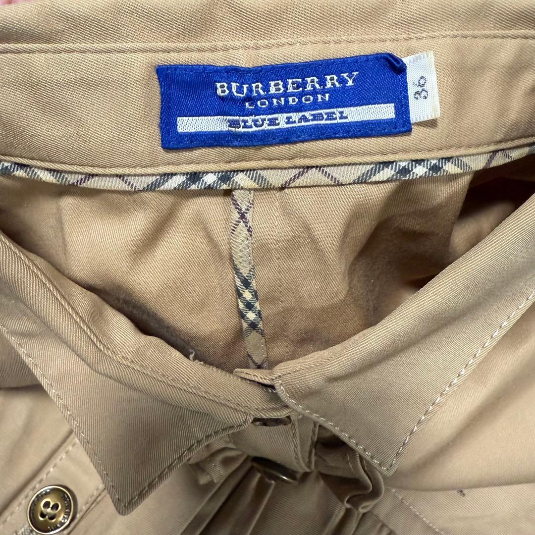 BURBERRY バーバリー　ノバチェック　ワンピース ベージュ　S 36