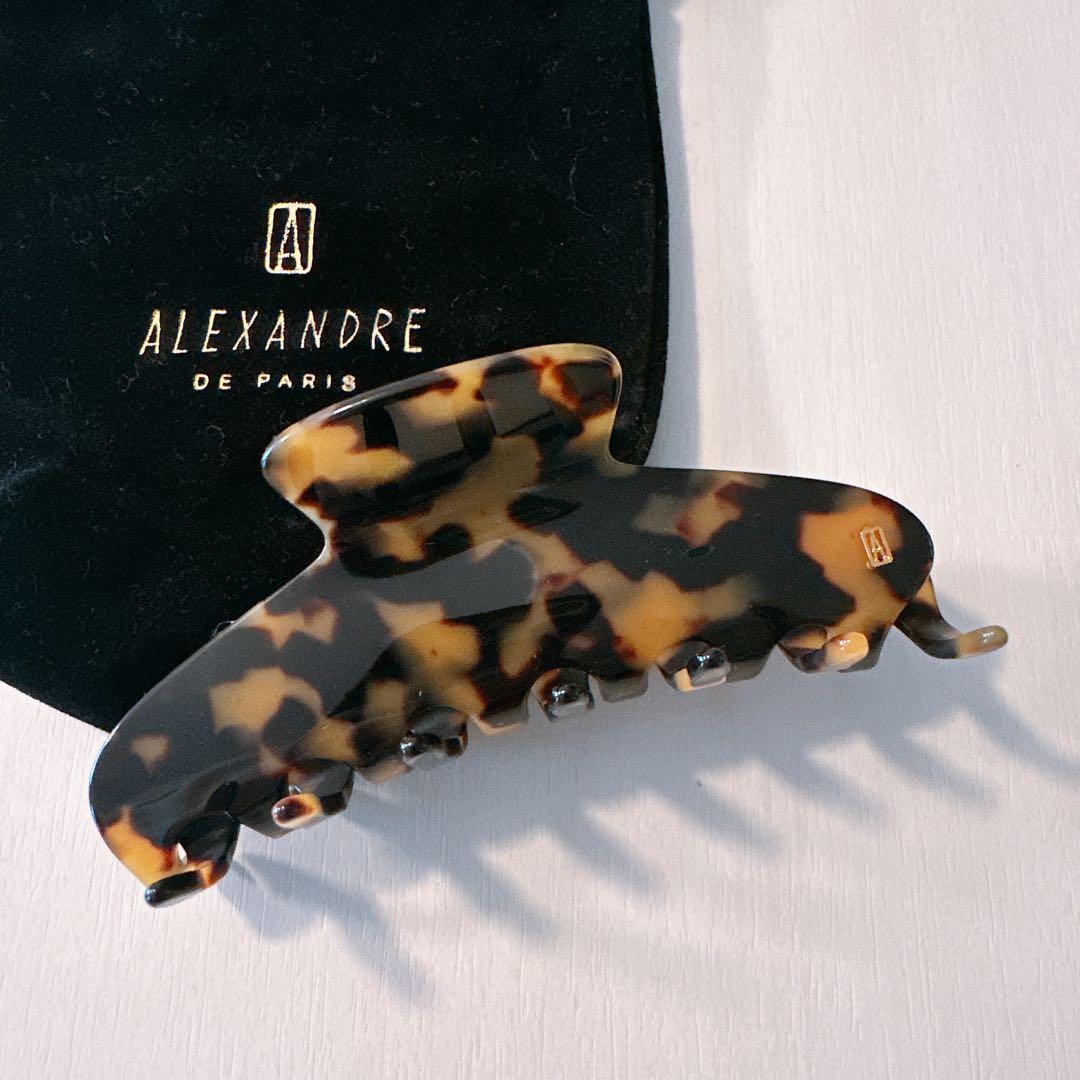 ALEXANDRE DE PARIS べっ甲ヘアクリップ