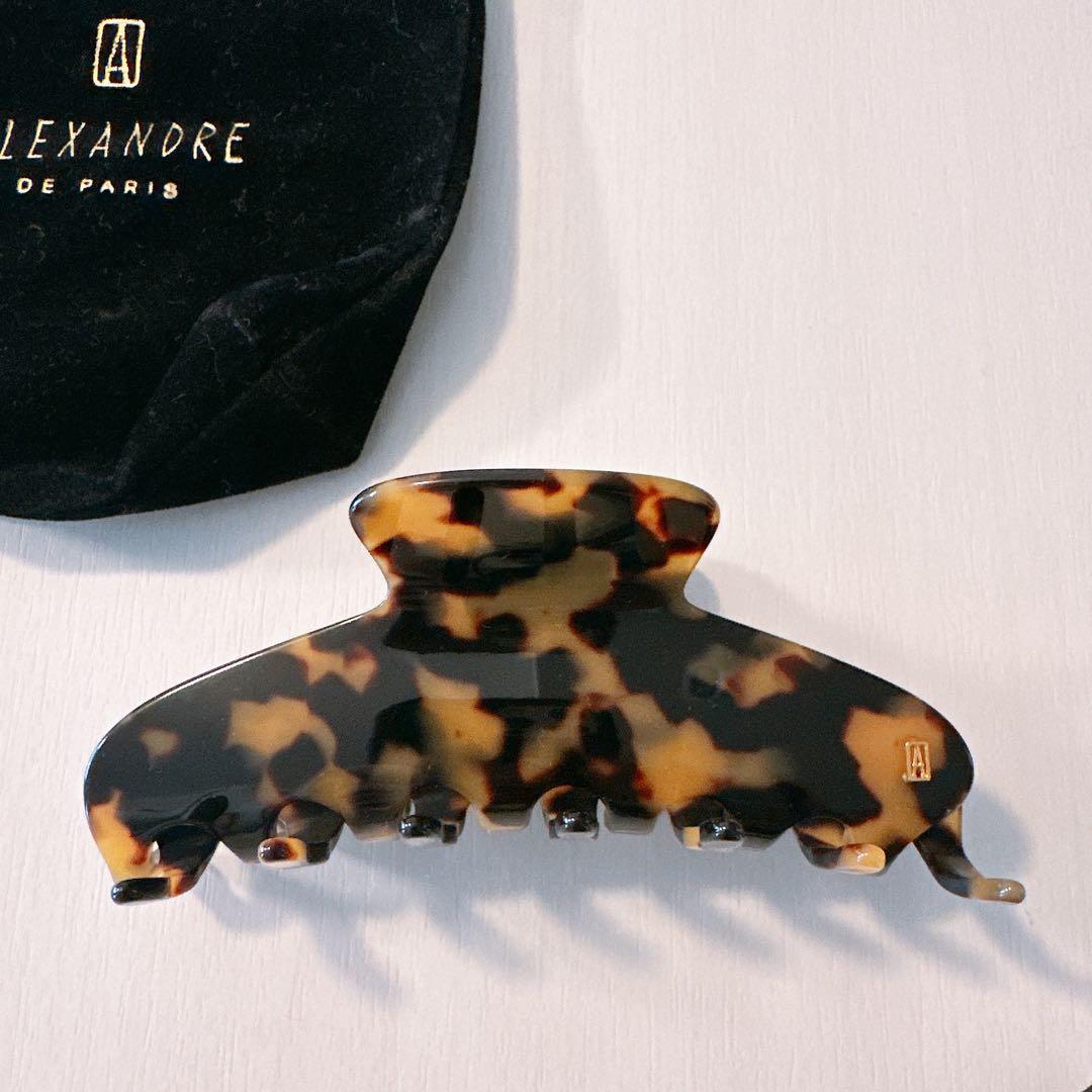 ALEXANDRE DE PARIS べっ甲ヘアクリップ