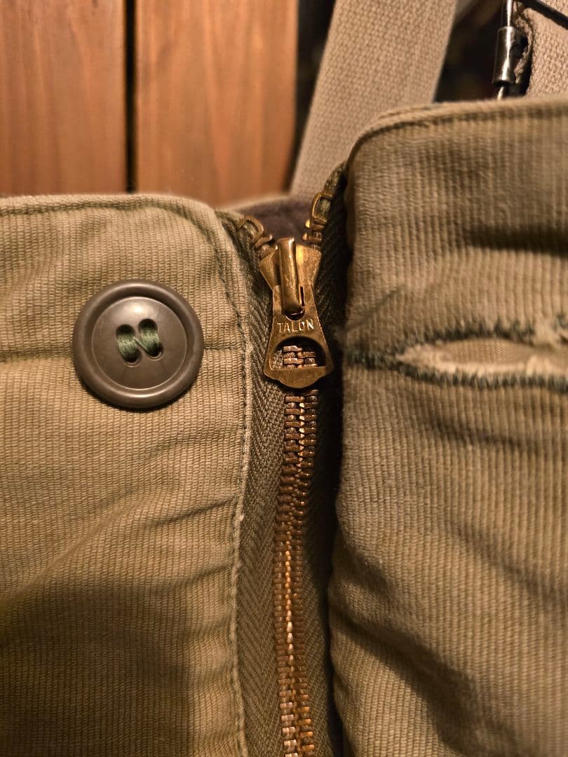 ☆ 1940'S U.S.N. DECKPANTS KHAKI MEDIUM