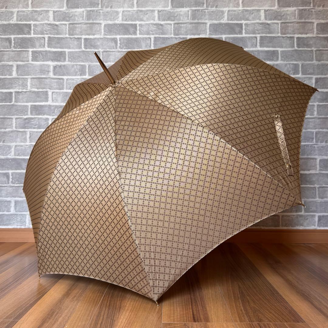 美品 GUCCI グッチ ディアマンテ 総柄 長傘