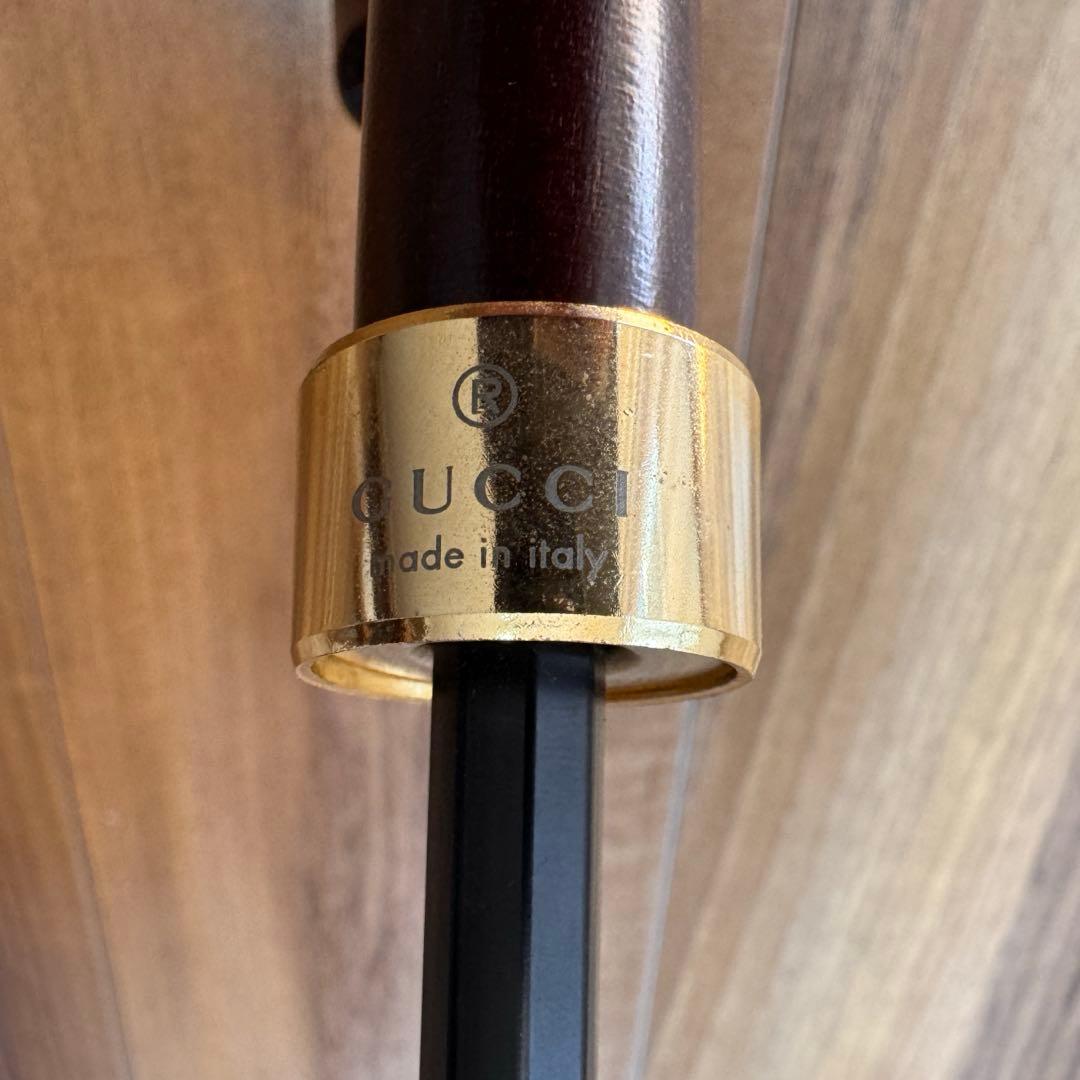 美品 GUCCI グッチ ディアマンテ 総柄 長傘