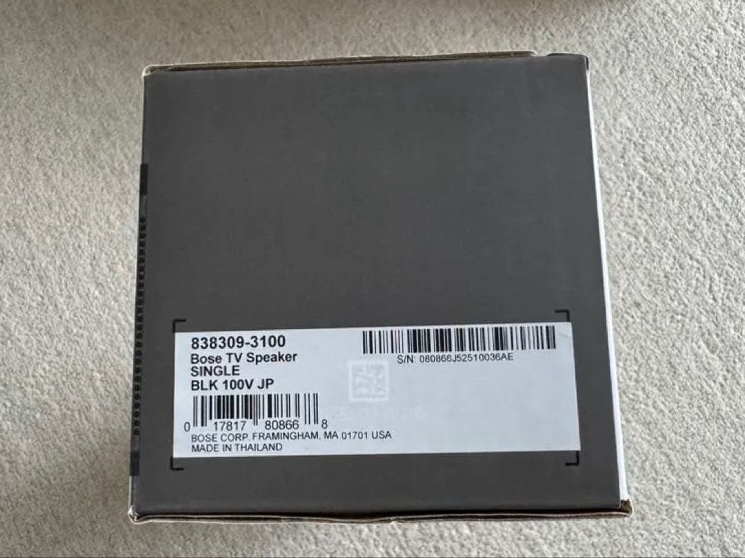 【新品未開封】BOSE TV Speaker サウンドバー Bluetooth