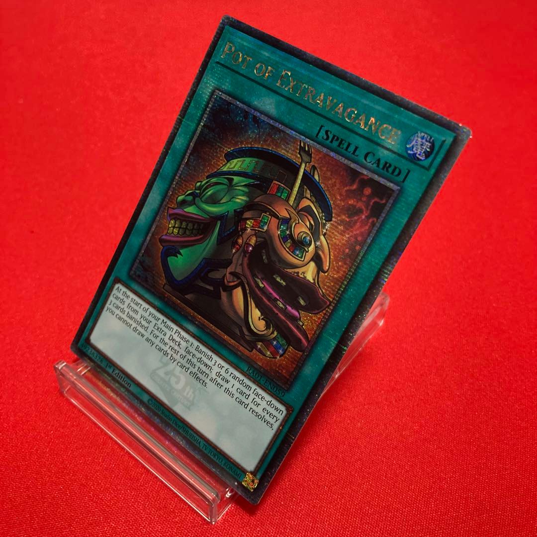 遊戯王　英語版【EU版】強欲で金満な壺　クォーターセンチュリーシークレットレア