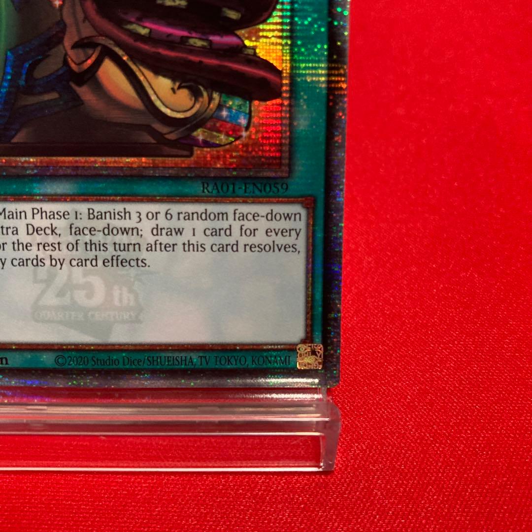 遊戯王　英語版【EU版】強欲で金満な壺　クォーターセンチュリーシークレットレア