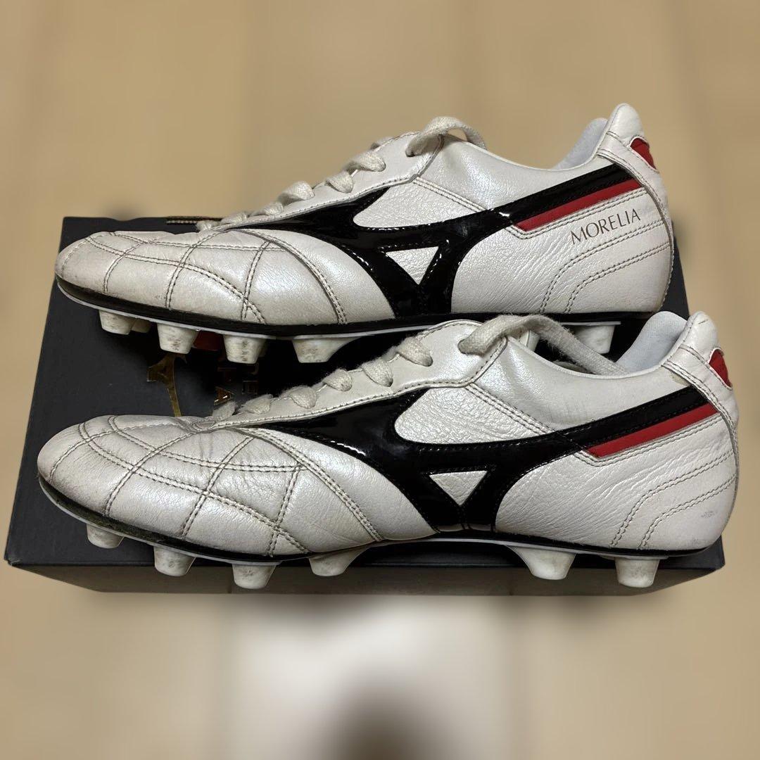 【N☆☆専用】ミズノ　モレリア2JAPAN クロスステッチ　白　ホワイト
