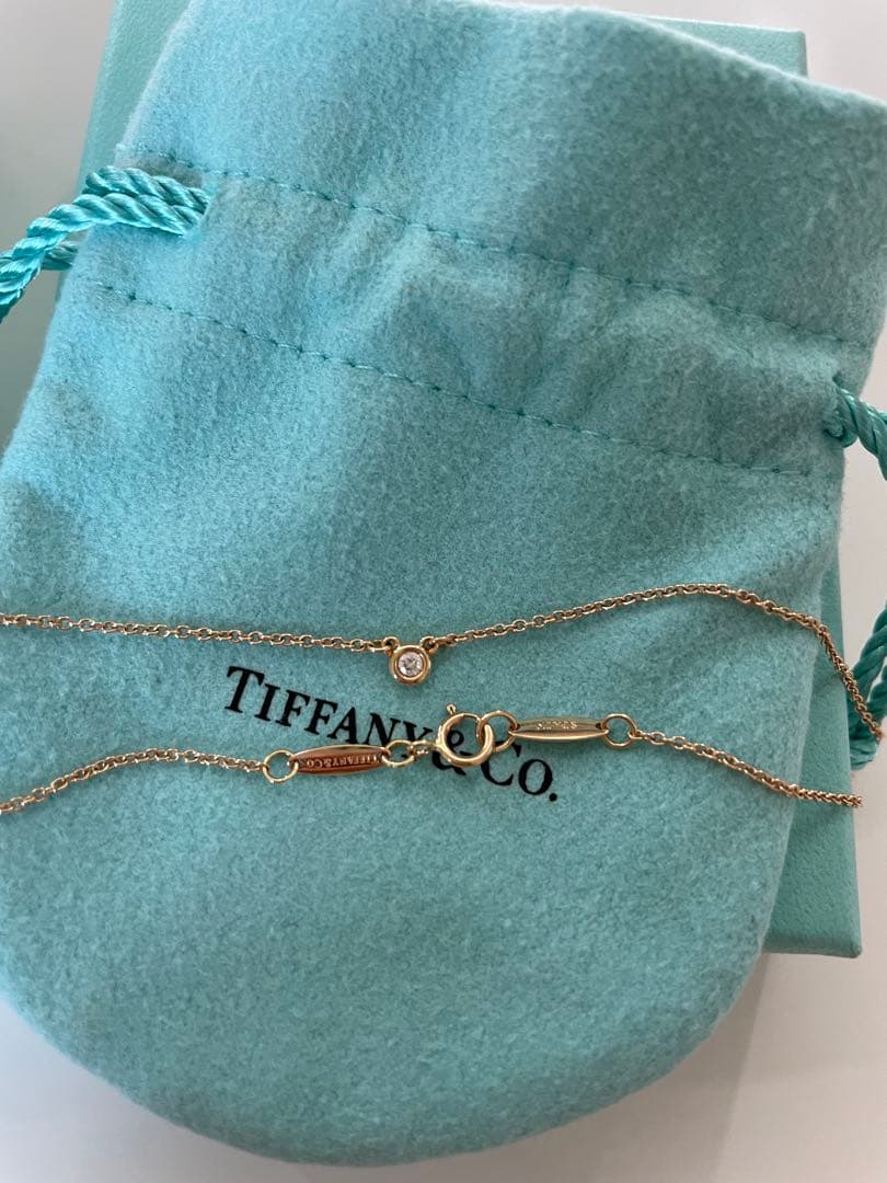 Tiffany & Co. バイザヤードローズゴールドネックレス