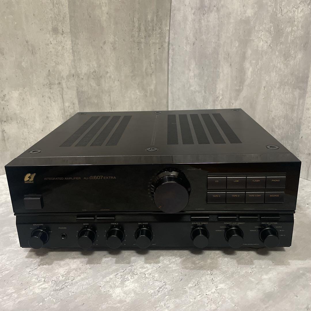 希少・無印 SANSUI AU-α607 EXTRA サンスイ アンプ 現状品