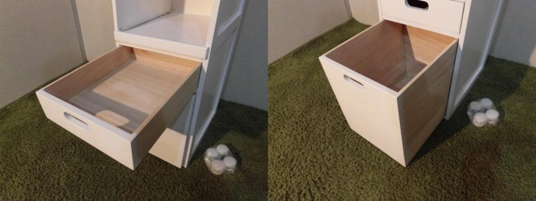 アウトレット【送料無料】省スペース炊飯器ラック 【キャスター1口コンセント付 】