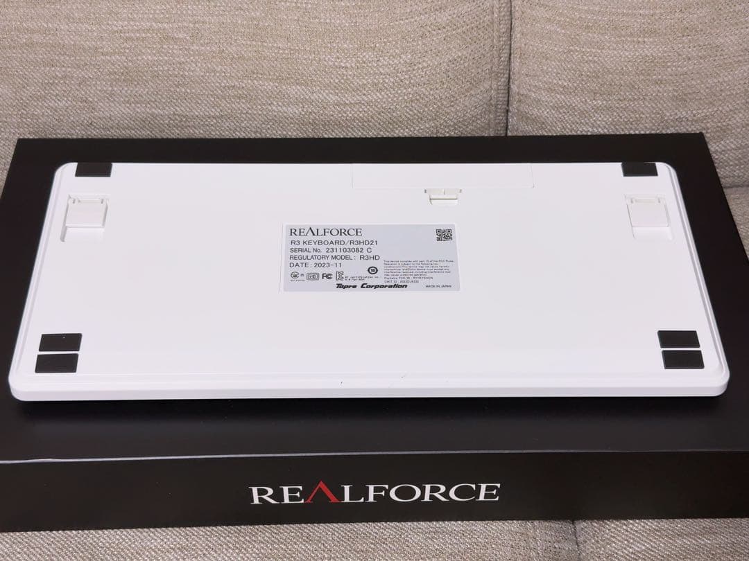 Realforce R3 キーボードR3HD21 英語配列 45g テンキーレス