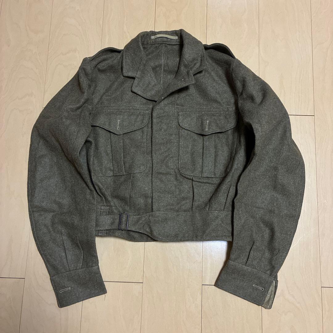 50s デッドストック　イギリス軍 バトルドレスジャケット ウール size13