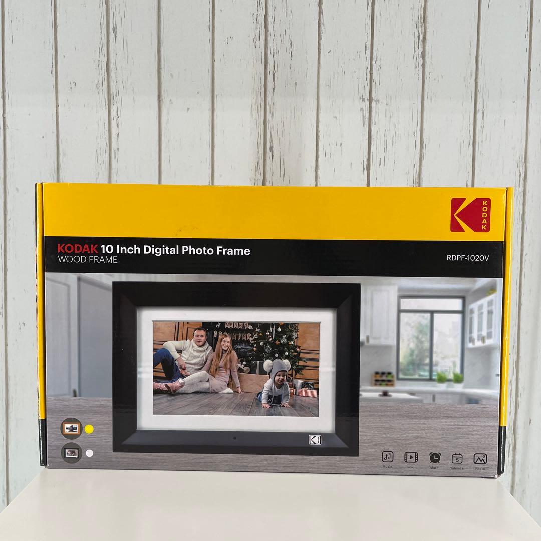 KODAK コダック デジタルフォトフレーム 10インチ　木目　新品