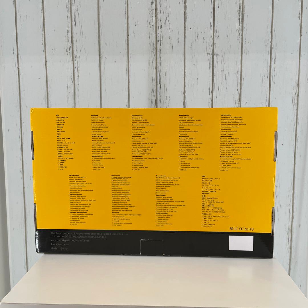 KODAK コダック デジタルフォトフレーム 10インチ　木目　新品