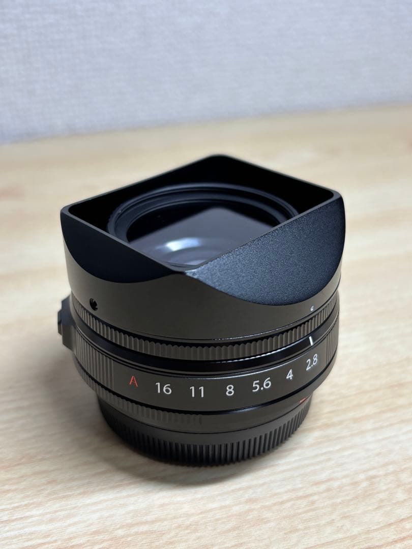フジフイルム Fujifilm XF23mmF2.8 R WR レンズ　フード付