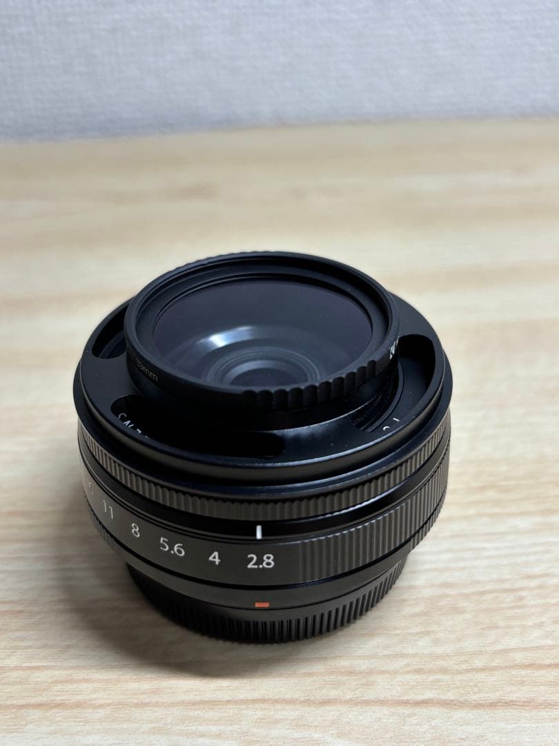 フジフイルム Fujifilm XF23mmF2.8 R WR レンズ　フード付