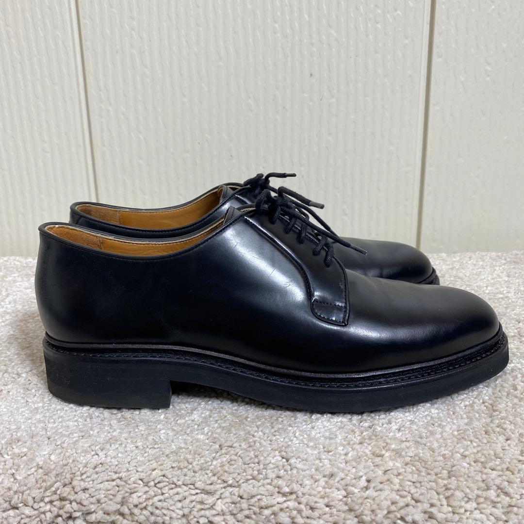 美品 Berwick 4406 プレーントゥ コーティングレザー