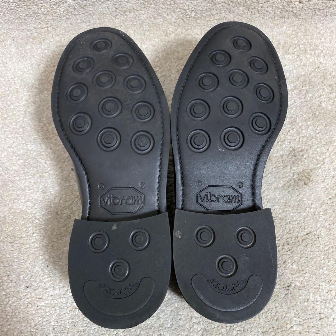 美品 Berwick 4406 プレーントゥ コーティングレザー