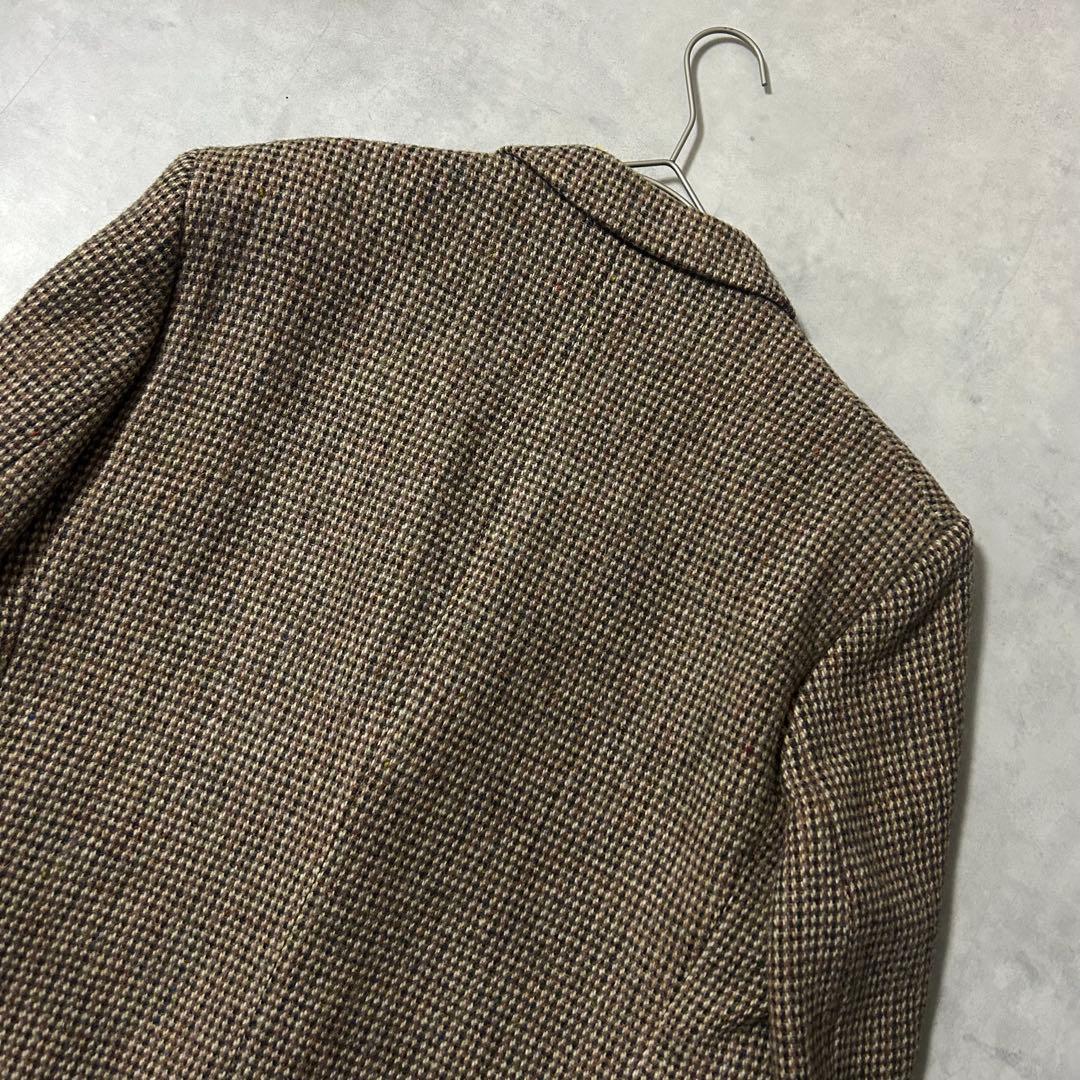 美品 Dunn&Co ハリスツイード テーラード ジャケット 英国製 チェック