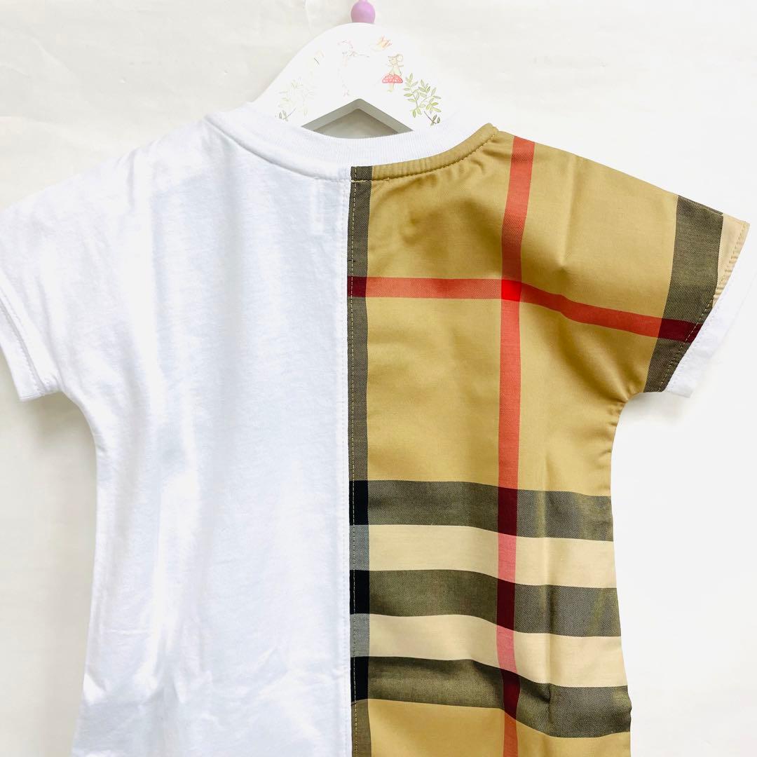 【新品タグ付】BURBERRY バーバリー 半袖ロンパース 食事エプロン セット