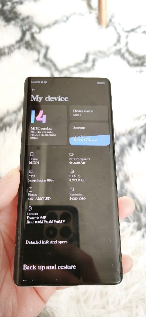 スマートフォン本体 #Xiaomi mix4 8/256