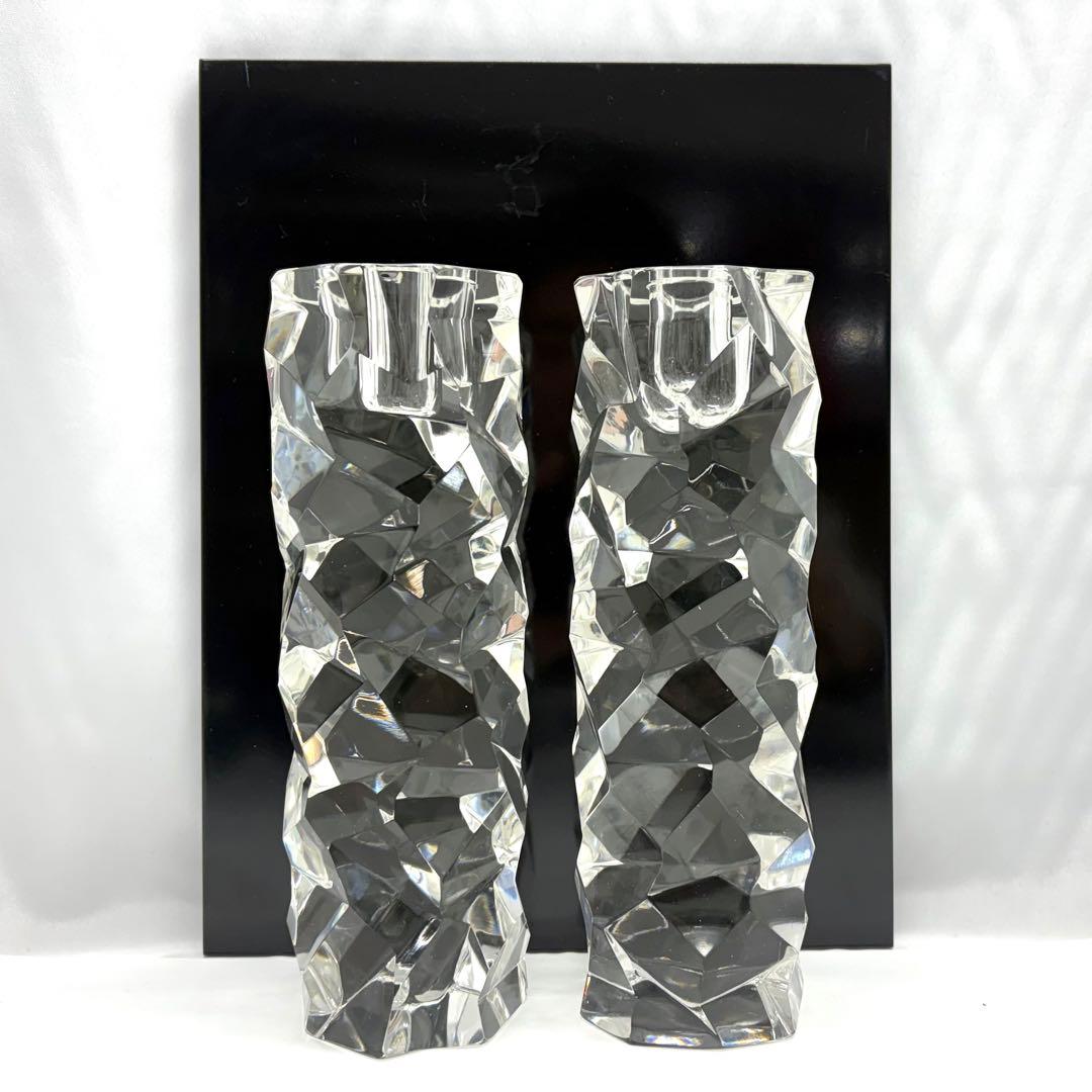 ○*様 TIFFANY&Co. クリスタル キャンドルスタンド ペア