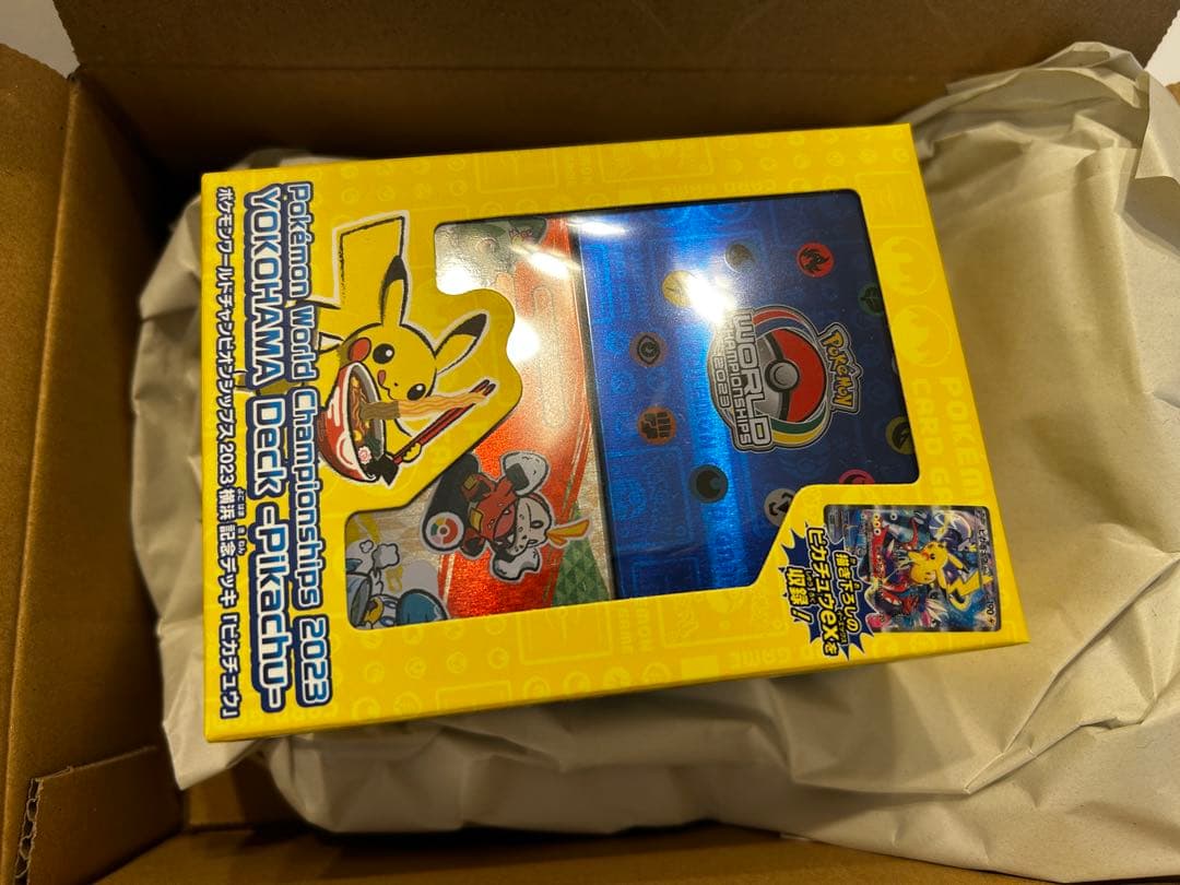 【納品書付き】ポケモンワールドチャンピオンシップ2023横浜記念デッキピカチュウ