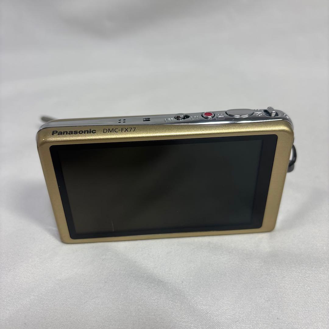 美品 Panasonic LUMIX DMC-FX77 デジタルカメラ　ゴールド