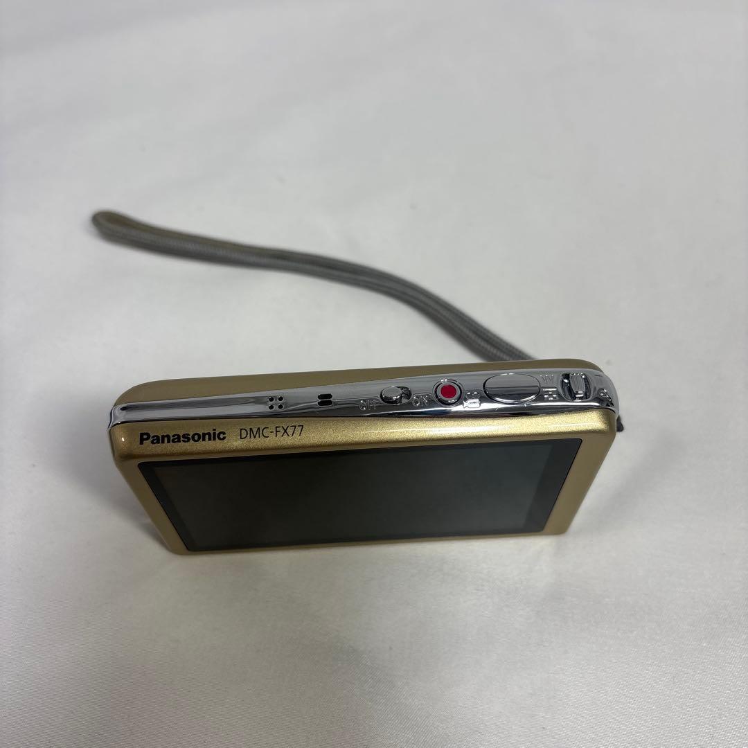 美品 Panasonic LUMIX DMC-FX77 デジタルカメラ　ゴールド