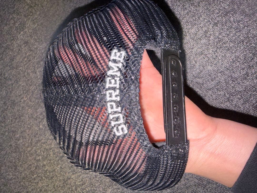 ぴ*け様 Supreme ブラックキャップ メッシュ