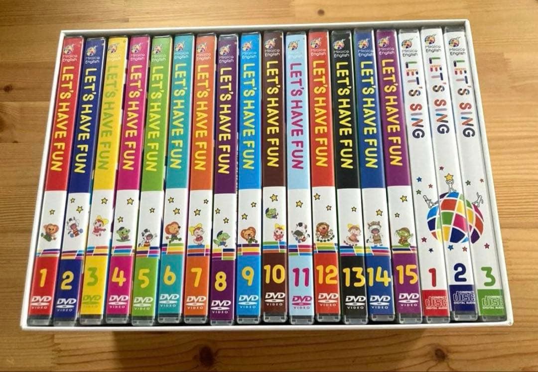 ミライコEnglish DVD・CDセット