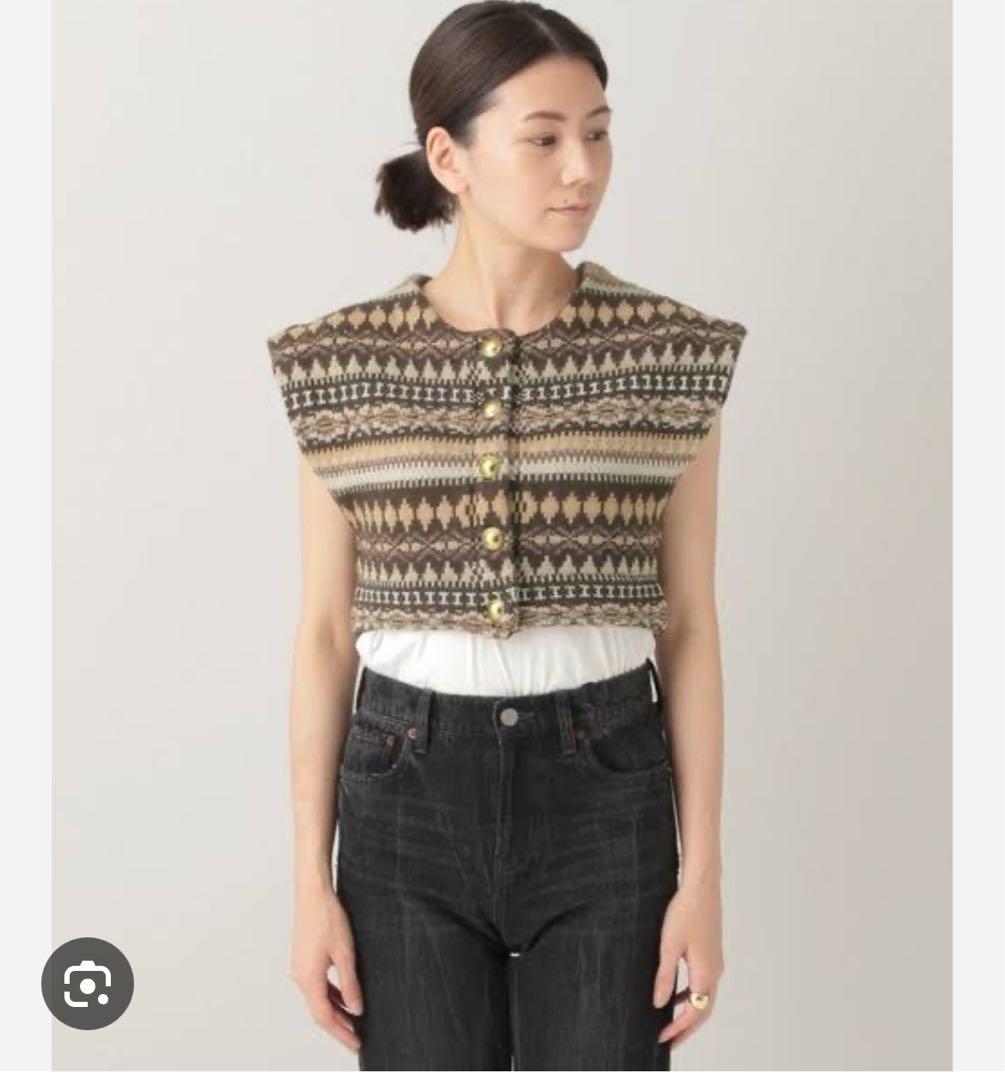 e*m様 カレンソロジー　フェアアイルニットベスト