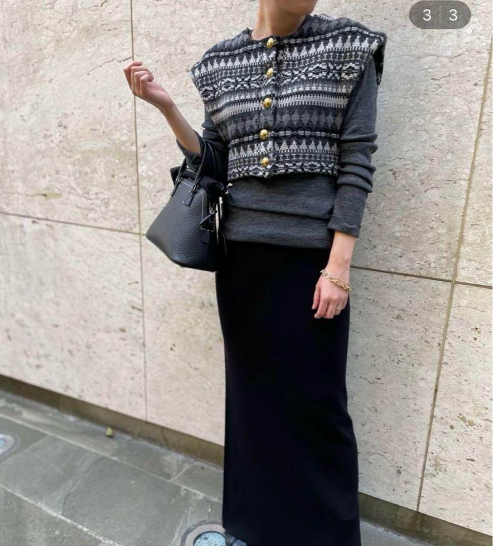 e*m様 カレンソロジー　フェアアイルニットベスト