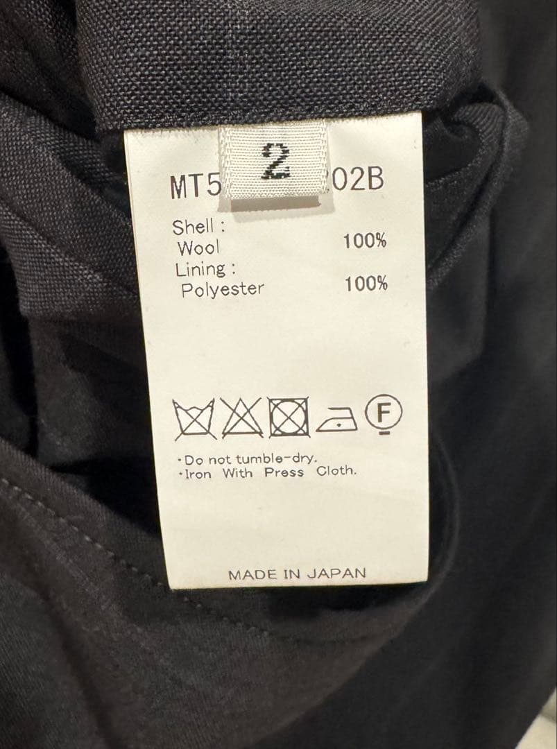 MAATEE&SONS 25ss SET UP TROUSER 2 サイズ2